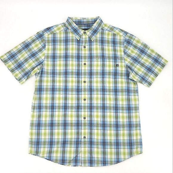 Marmot Camp Shirt Mens Size Medium Plaid Button Up Gorpcore Outdoors Hiking - Picture 1 of 9